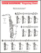 FINGERING CHART TENOR SAX cover